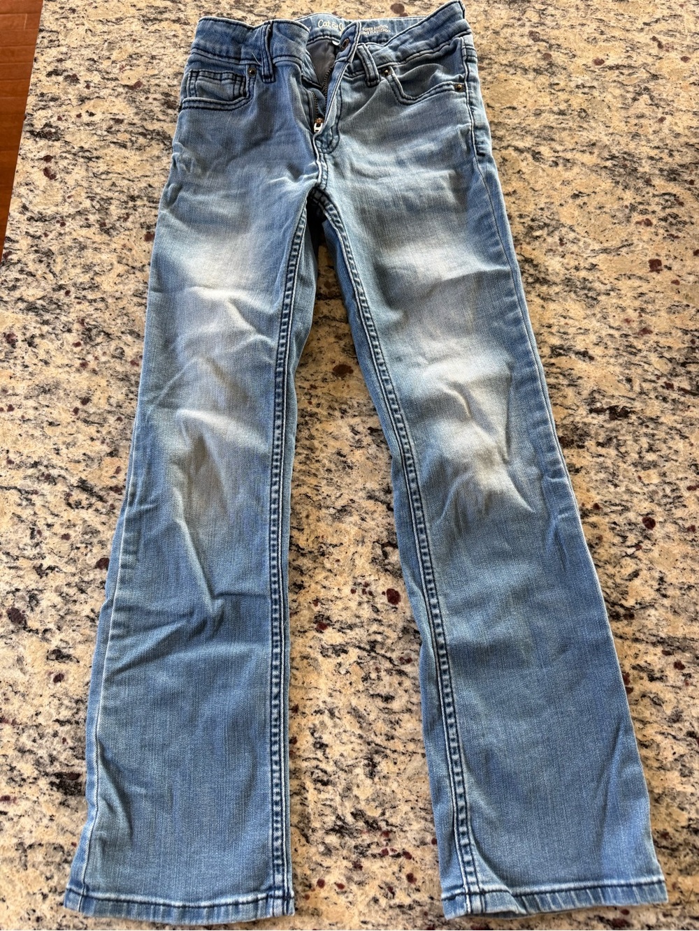 Cat & Jack Light Blue bootcut Jeans size 7